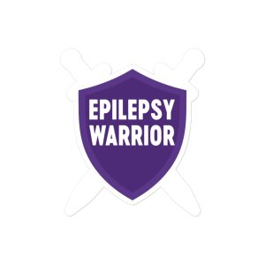 Epilepsy Warrior - Epilepsy Awareness Bubble-free stickers