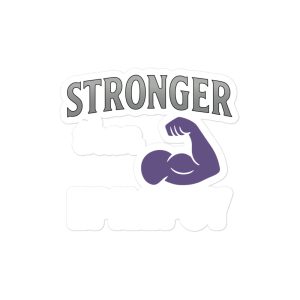 Stronger than Epilepsy - Epilepsy Awareness Bubble-free stickers