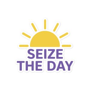 Seize The Day - Epilepsy Awareness Bubble-free stickers
