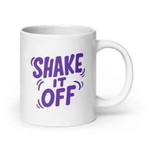 Shake It Off - Epilepsy Awareness White glossy mug