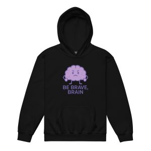 Be Brave, Brain - Epilepsy Awareness Kids hoodie