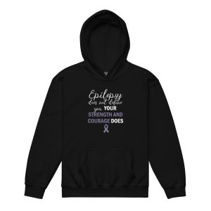 Your Strength And Courage Does - Epilepsy Awareness Kids hoodie